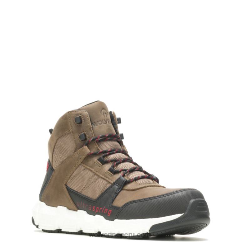hombres L24N21 Wolverine grava bota de trabajo rev ultraspring durashocks vent carbonmax