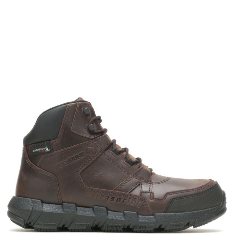 hombres L24N32 Wolverine marrón bota de trabajo rev ultraspring durashocks lx carbonmax