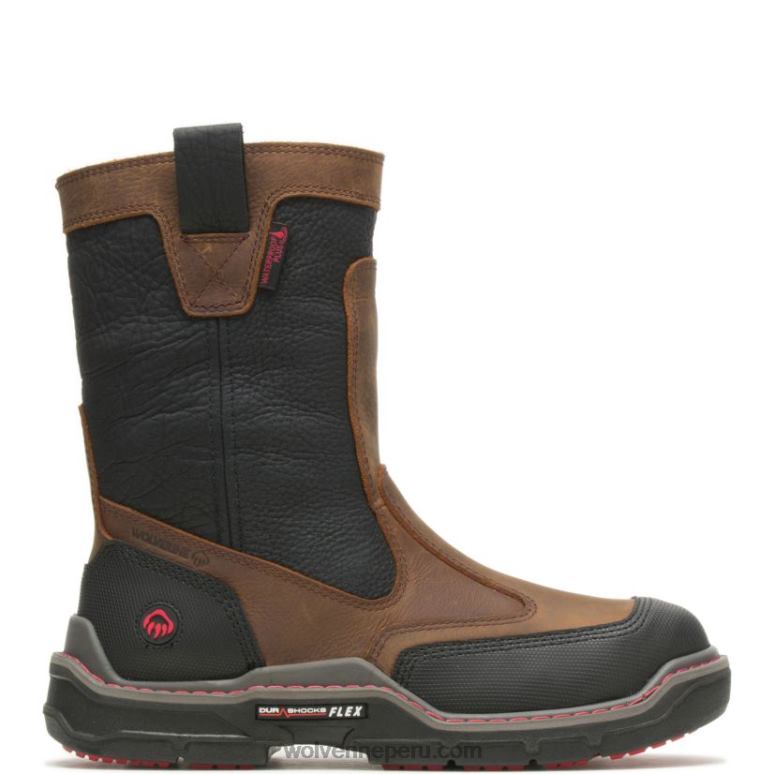 hombres L24N42 Wolverine marrón raider durashocks trabajo pesado carbonmax trabajo wellington