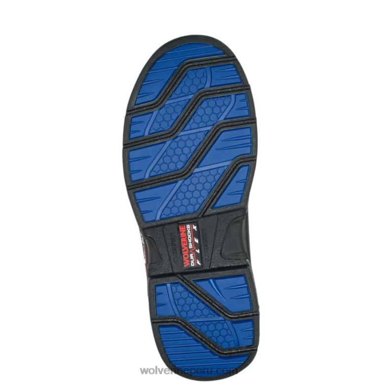hombres L24N47 Wolverine negro bota de trabajo raider durashocks de 6