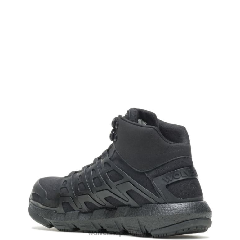 hombres L24N62 Wolverine negro bota rev vent ultraspring durashocks carbonmax