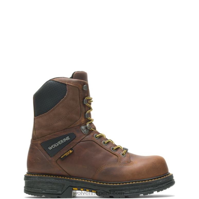 hombres L24N128 Wolverine tabaco bota de trabajo hellcat ultraspring carbonmax 8"