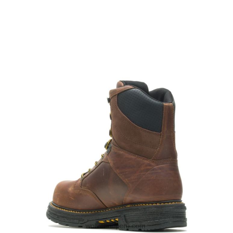 hombres L24N128 Wolverine tabaco bota de trabajo hellcat ultraspring carbonmax 8