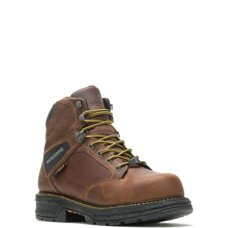 hombres L24N15 Wolverine tabaco botas de trabajo hellcat ultraspring 6