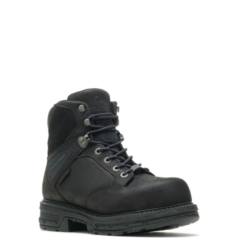hombres L24N17 Wolverine negro botas de trabajo hellcat ultraspring 6