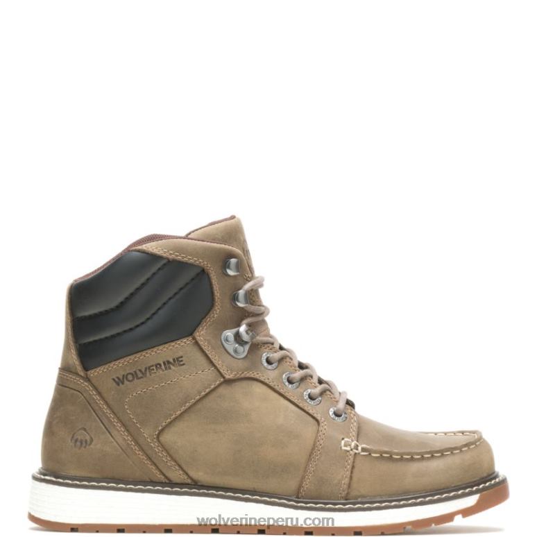 hombres L24N222 Wolverine grava Hellcat ultraspring moc toe cuña 6" bota