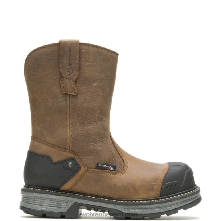 hombres L24N53 Wolverine marrón hellcat ultraspring resistente carbonmax wellington