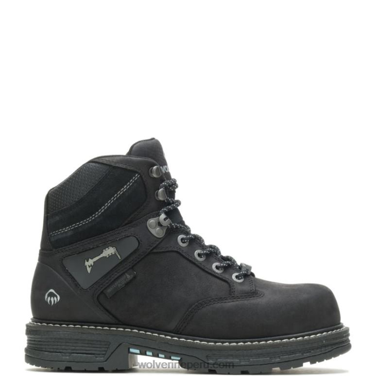 hombres L24N5 Wolverine negro Bota de trabajo Metallica Scholars Collection Hellcat Ultraspring CarbonMax 6