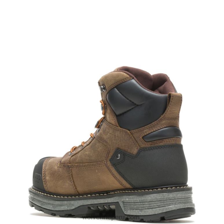 hombres L24N68 Wolverine marrón Bota de trabajo Hellcat Ultraspring para trabajo pesado de 6