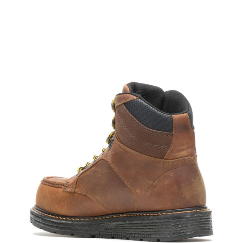 hombres L24N9 Wolverine tabaco botas de trabajo hellcat ultraspring moc toe wedge 6