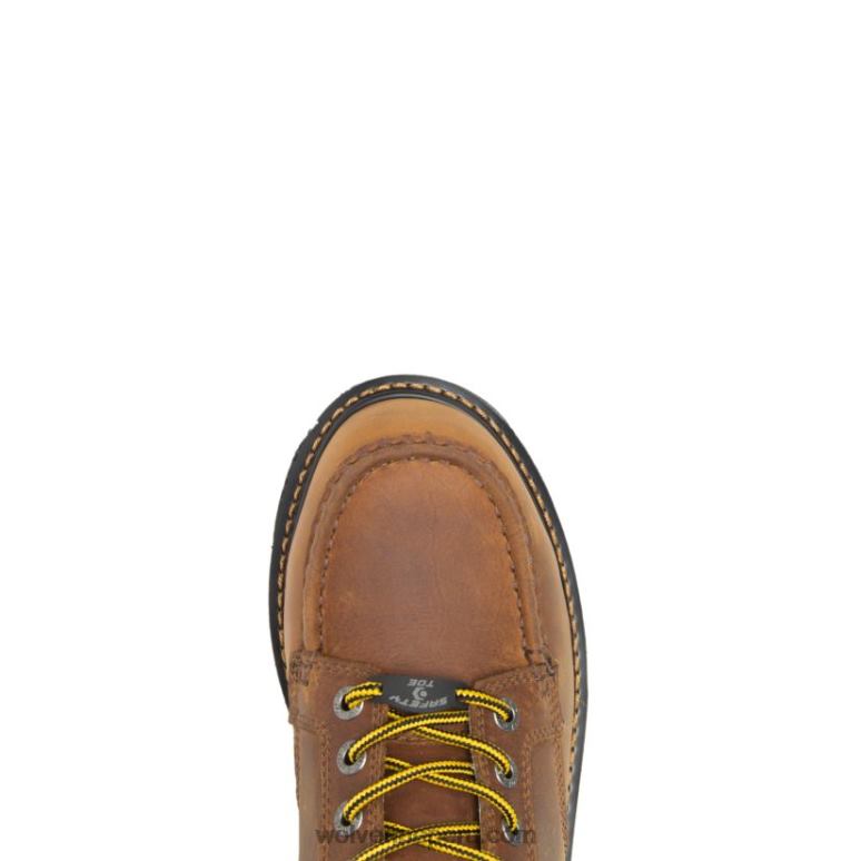 hombres L24N9 Wolverine tabaco botas de trabajo hellcat ultraspring moc toe wedge 6