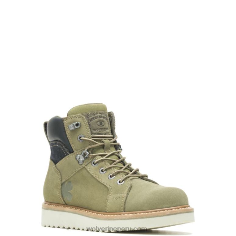 hombres L24N160 Wolverine aceituna quemada trabajador de la marca de la suerte