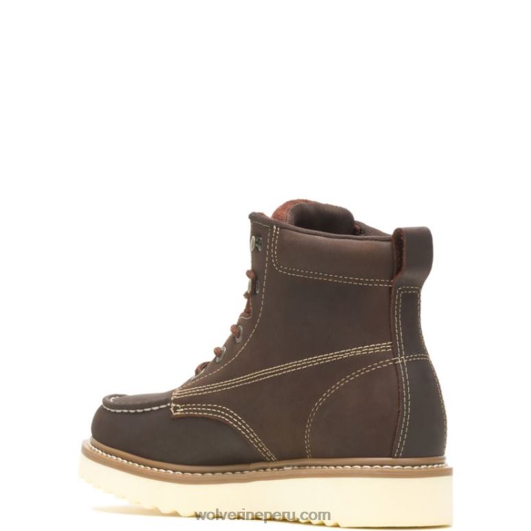 hombres L24N180 Wolverine marrón cargador de cuña de 6