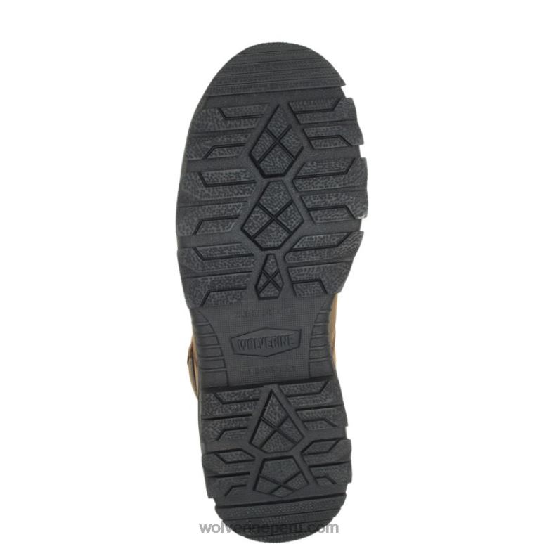 hombres L24N181 Wolverine café oscuro Bota de guerrero met-guard de 6
