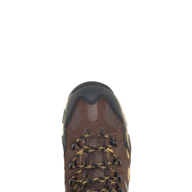 hombres L24N187 Wolverine marrón/dorado bota salvaje