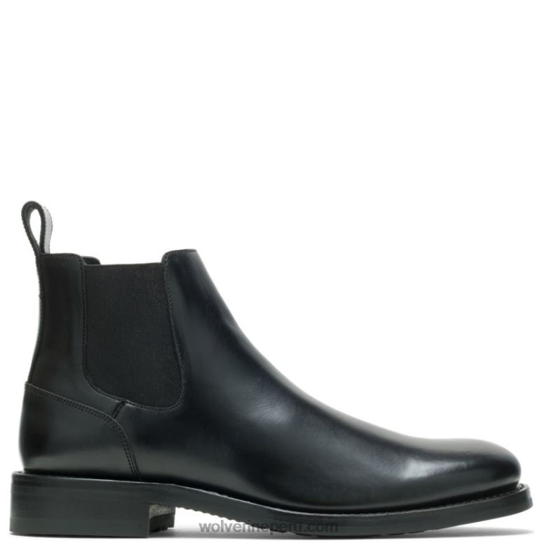 hombres L24N204 Wolverine negro bota chelsea