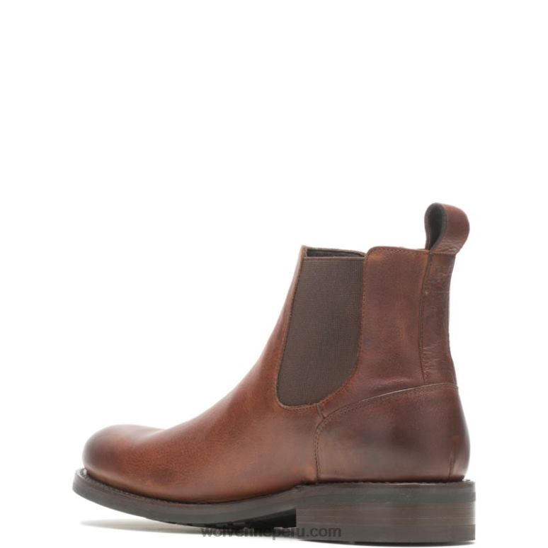 hombres L24N205 Wolverine guijarro marrón bota chelsea