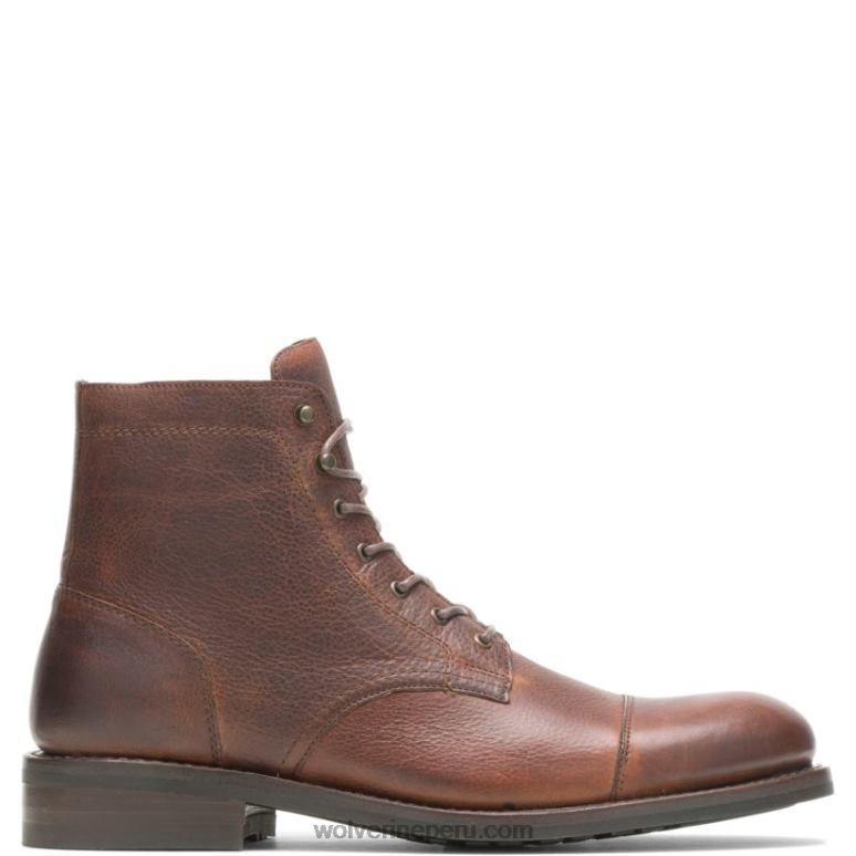 hombres L24N212 Wolverine guijarro marrón bota blvd con puntera