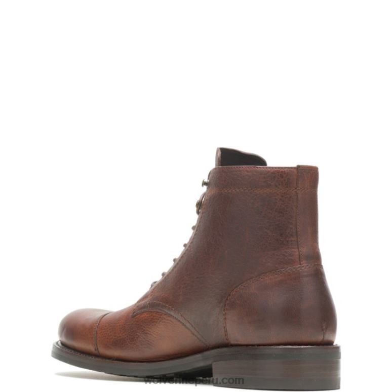 hombres L24N212 Wolverine guijarro marrón bota blvd con puntera