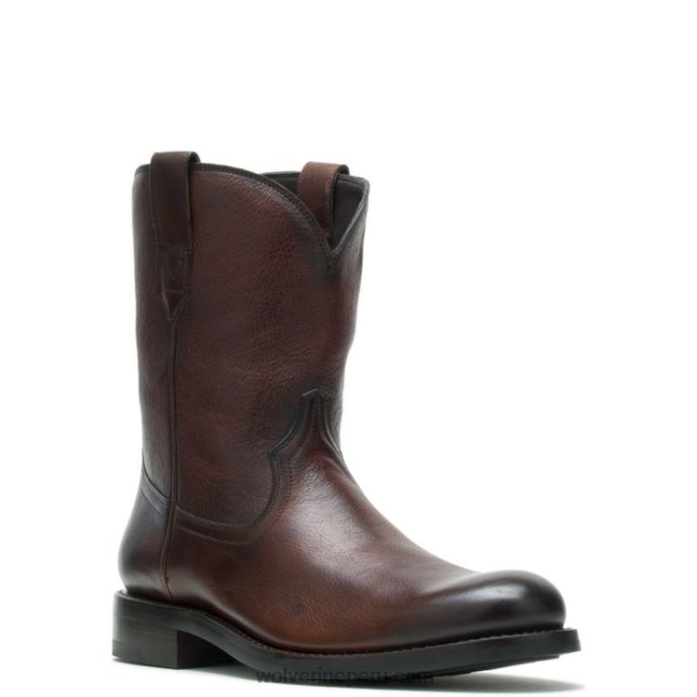 hombres L24N220 Wolverine marrón bota sin cordones blvd