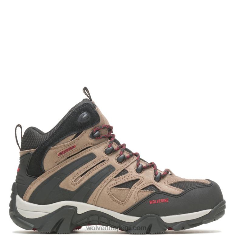 hombres L24N78 Wolverine grava Bota con punta de material compuesto Wilderness