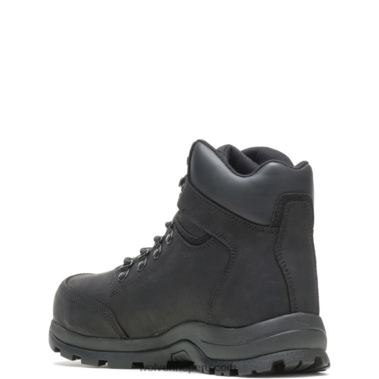 hombres L24N129 Wolverine negro bota con punta de acero grayson
