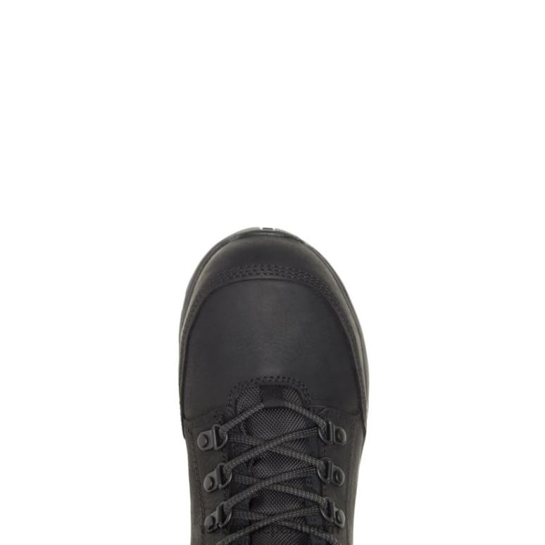 hombres L24N129 Wolverine negro bota con punta de acero grayson