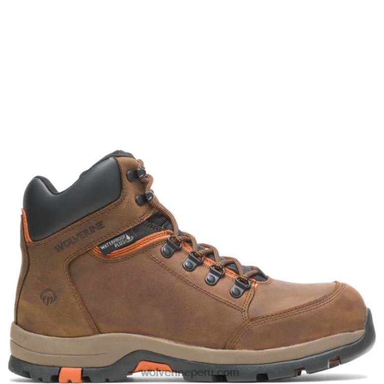 hombres L24N130 Wolverine marrón bota con punta de acero grayson
