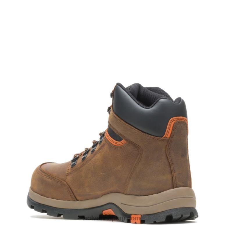 hombres L24N130 Wolverine marrón bota con punta de acero grayson
