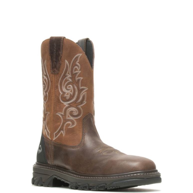 hombres L24N148 Wolverine grava/marrón ranchero epx carbonmax trabajo wellington