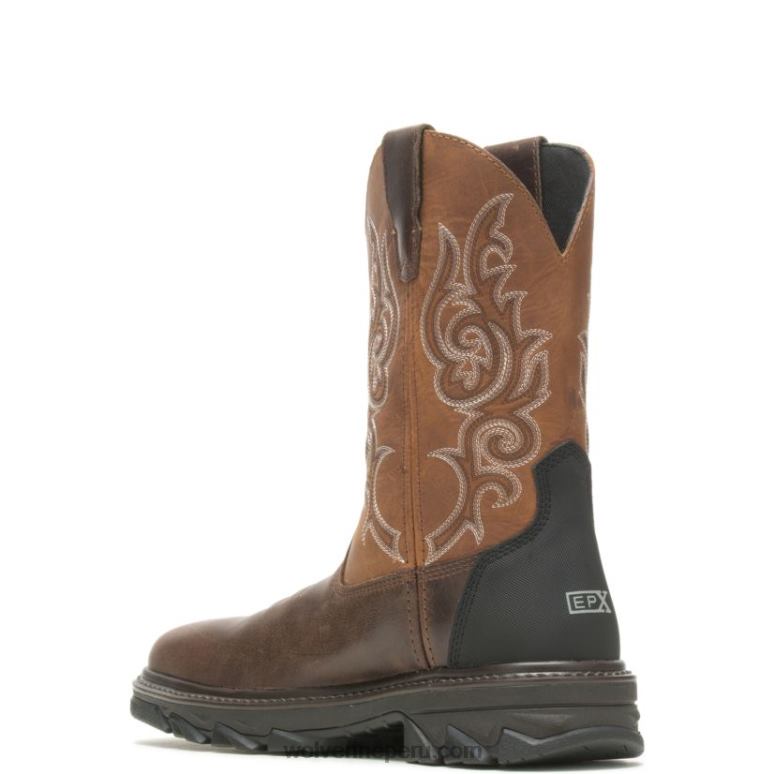 hombres L24N148 Wolverine grava/marrón ranchero epx carbonmax trabajo wellington