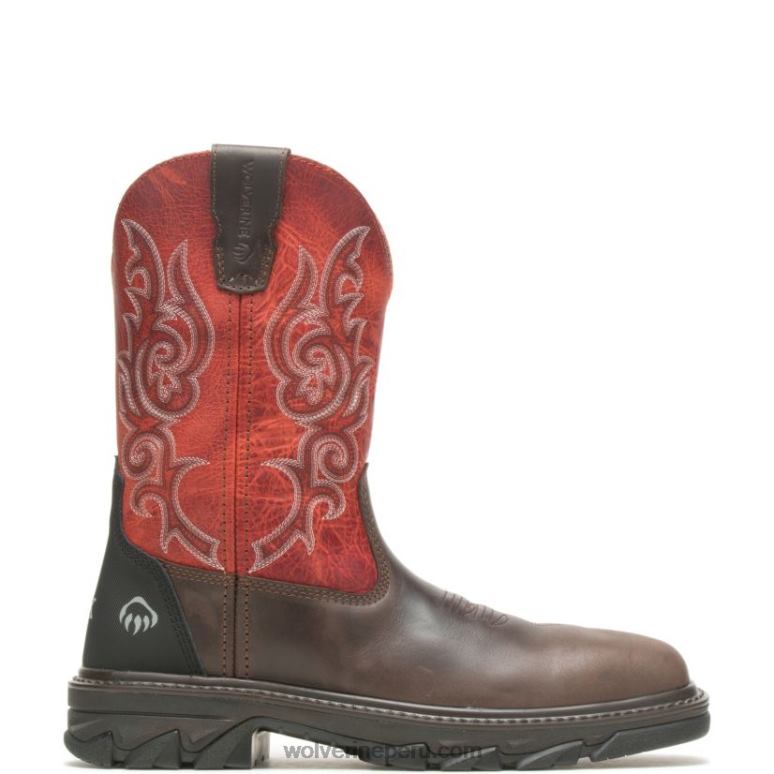 hombres L24N149 Wolverine marrón anaranjado ranchero epx carbonmax trabajo wellington