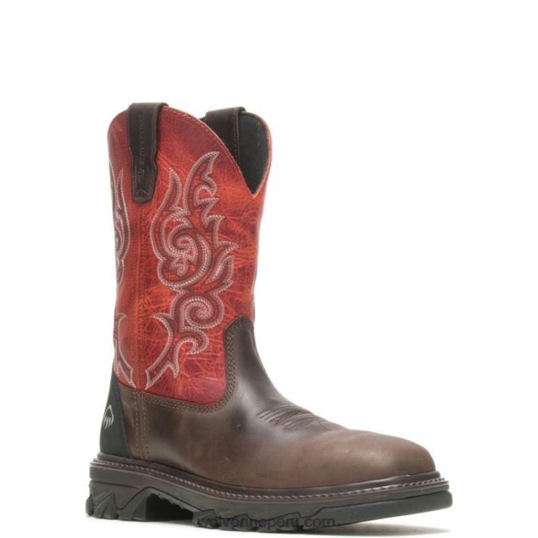 hombres L24N149 Wolverine marrón anaranjado ranchero epx carbonmax trabajo wellington