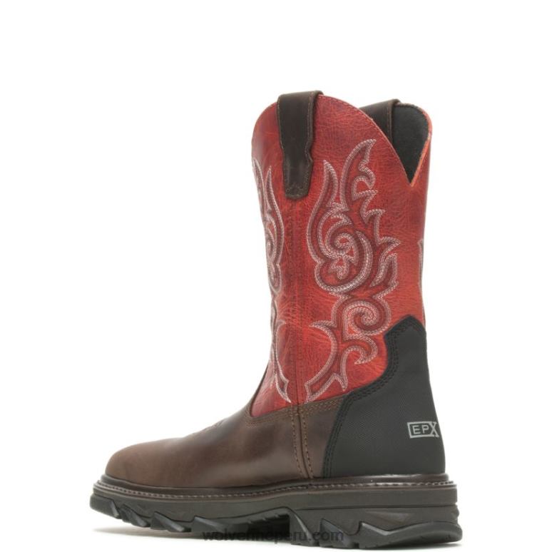 hombres L24N149 Wolverine marrón anaranjado ranchero epx carbonmax trabajo wellington
