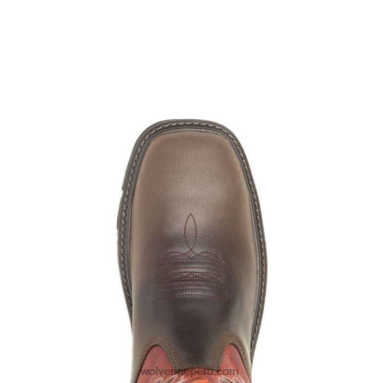 hombres L24N149 Wolverine marrón anaranjado ranchero epx carbonmax trabajo wellington