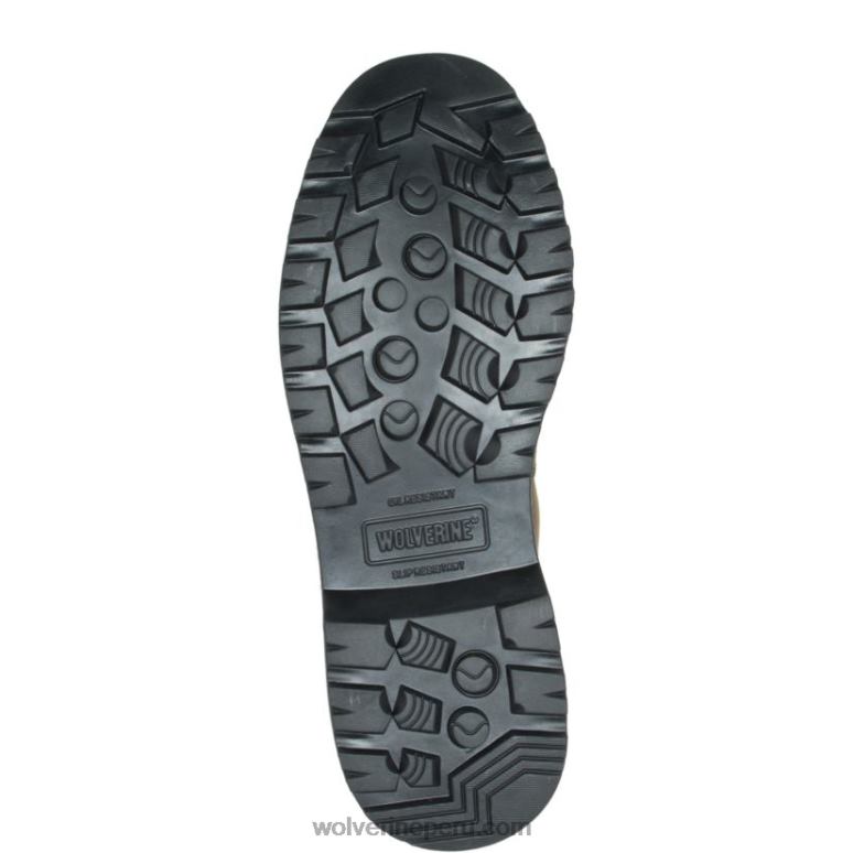 hombres L24N25 Wolverine marron oscuro romeo de trabajo con punta de acero