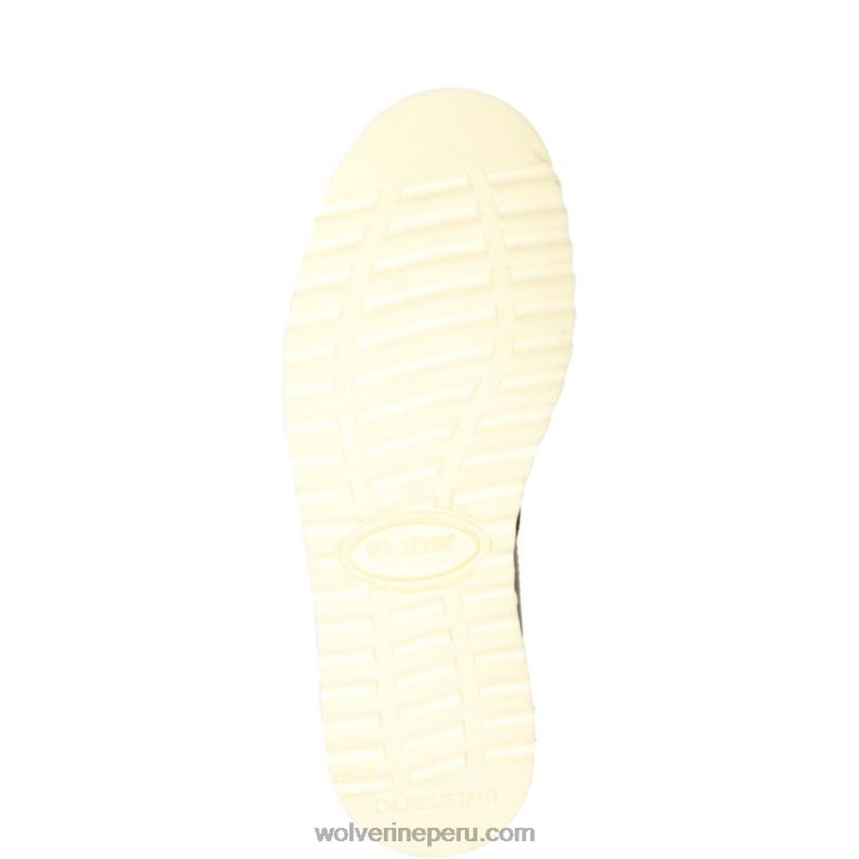 hombres L24N37 Wolverine marrón bota de cuña con punta de acero de 8