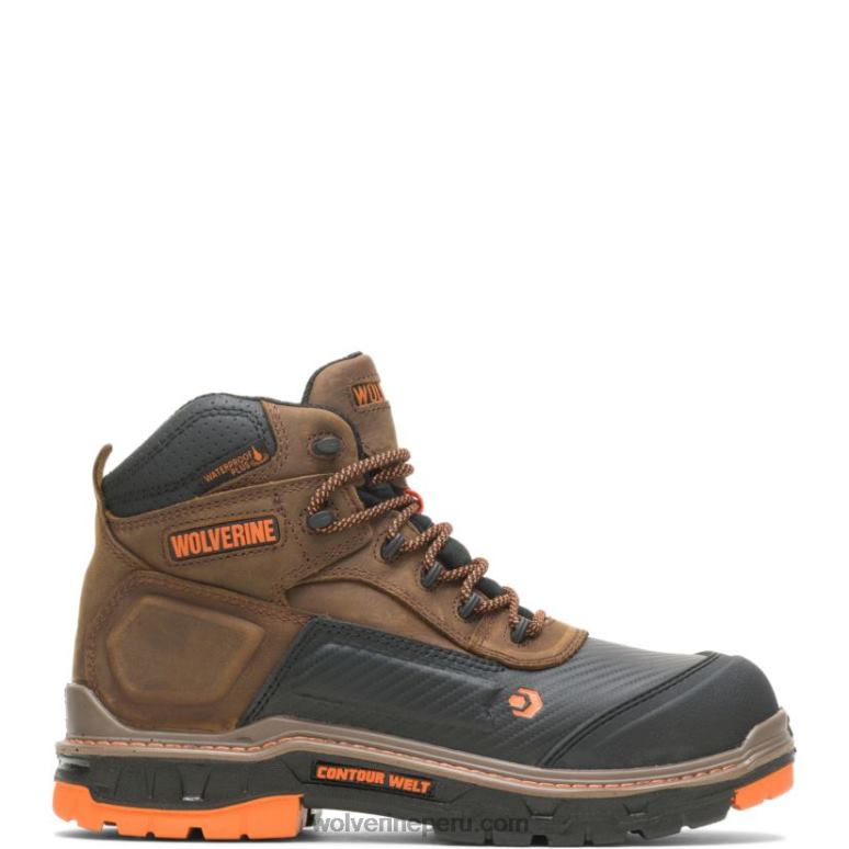 hombres L24N3 Wolverine marrón bota overpass carbonmax 6"