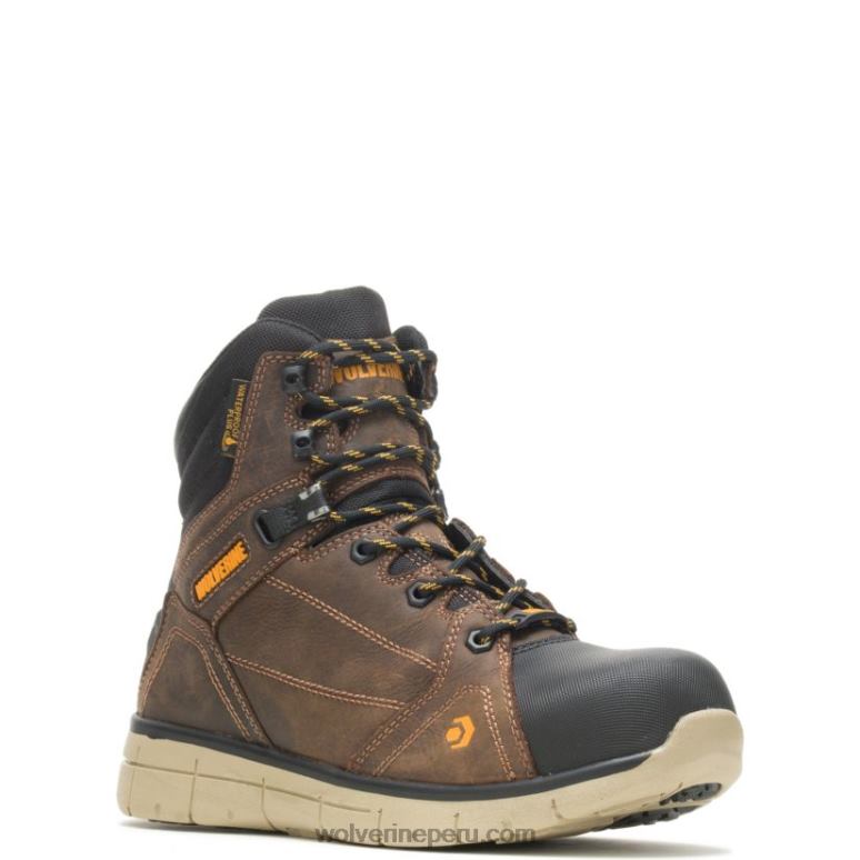 hombres L24N57 Wolverine marrón de verano bota rigger epx carbonmax con puntera de seguridad de 6