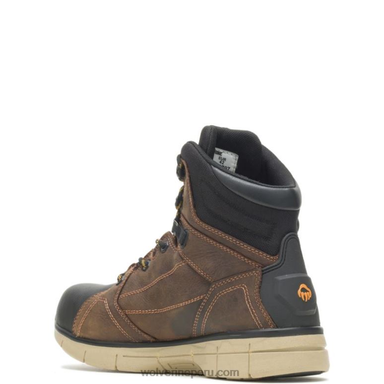 hombres L24N57 Wolverine marrón de verano bota rigger epx carbonmax con puntera de seguridad de 6
