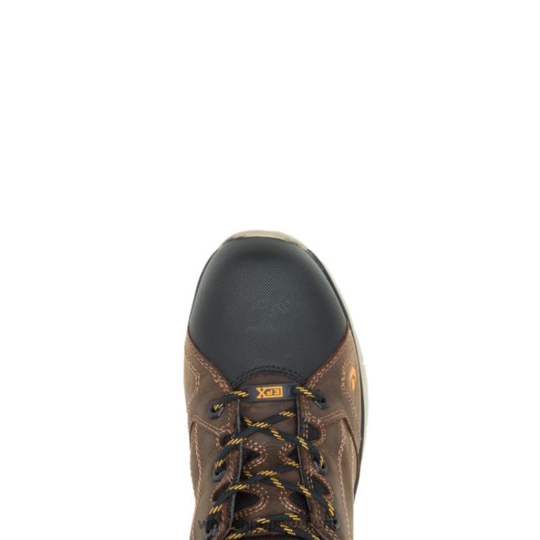 hombres L24N57 Wolverine marrón de verano bota rigger epx carbonmax con puntera de seguridad de 6