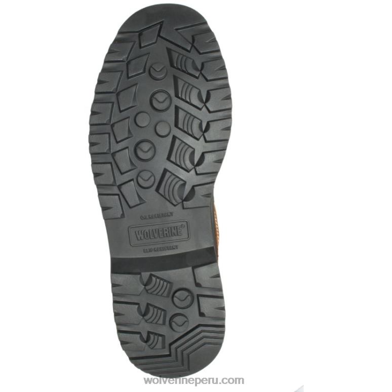 hombres L24N93 Wolverine marron oscuro Floorhand Swamp Steel-Toe Work Wellington
