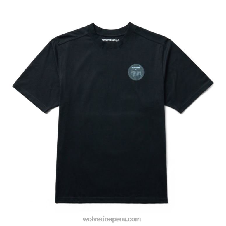 hombres L24N319 Wolverine negro camiseta gráfica de la colección de estudiosos de metallica