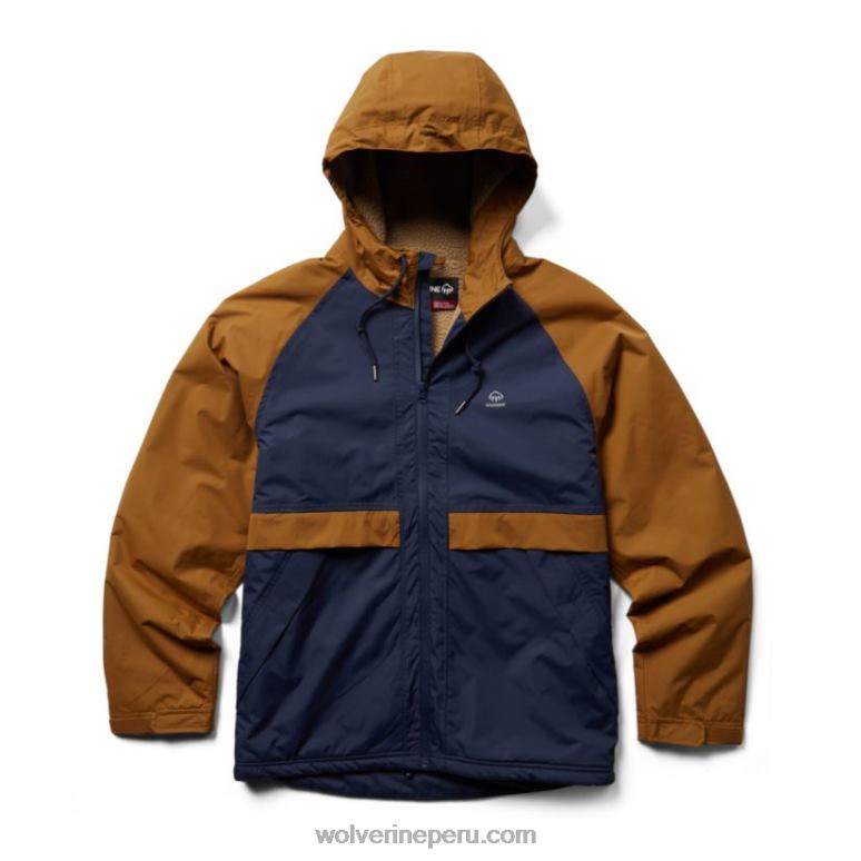 hombres L24N245 Wolverine Armada chubasquero i-90 con forro de sherpa