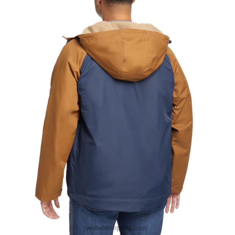 hombres L24N245 Wolverine Armada chubasquero i-90 con forro de sherpa