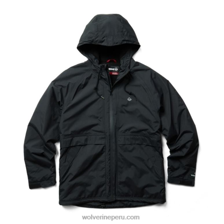 hombres L24N246 Wolverine negro chubasquero i-90 con forro de sherpa