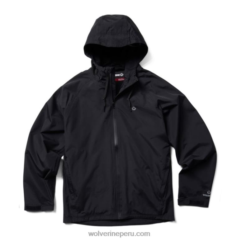 hombres L24N298 Wolverine negro chubasquero i-90
