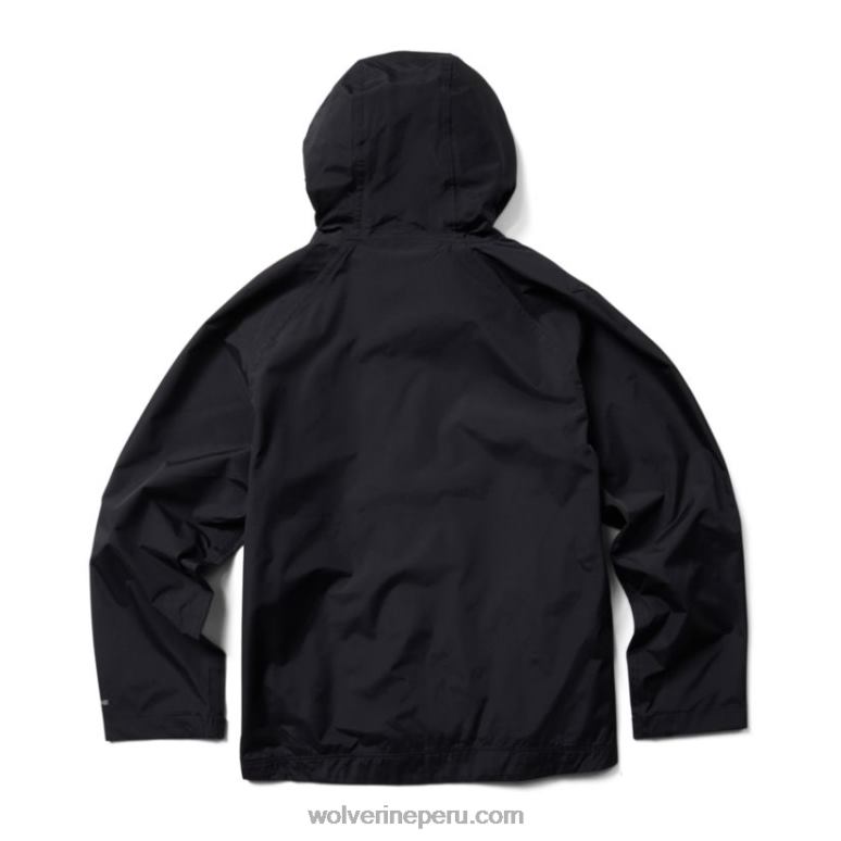 hombres L24N298 Wolverine negro chubasquero i-90