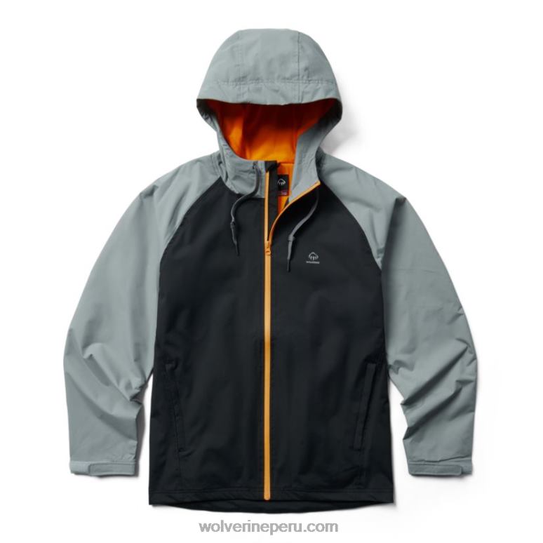 hombres L24N299 Wolverine concreto chubasquero i-90