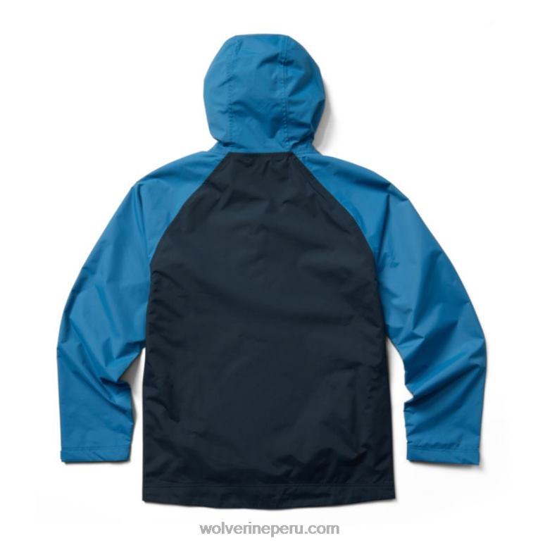 hombres L24N302 Wolverine navegar azul chubasquero i-90